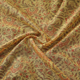 Hand chanderi silk sanganeri fabric 01 - handcrafted