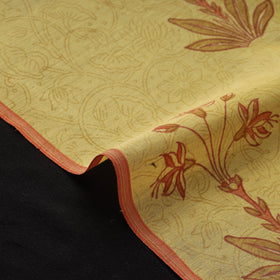 Hand chanderi silk sanganeri fabric 02 - handcrafted