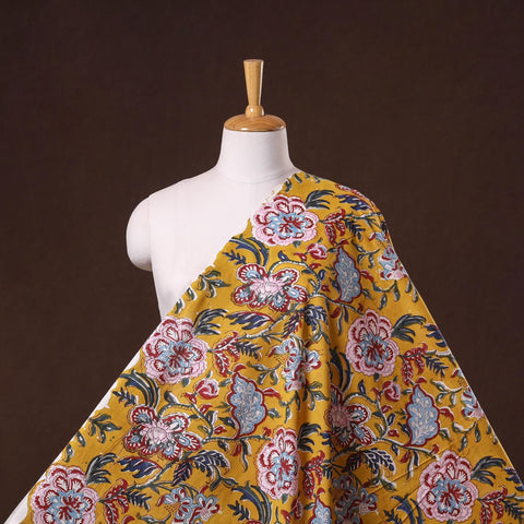 Hand cotton sanganeri fabric 01 - handcrafted