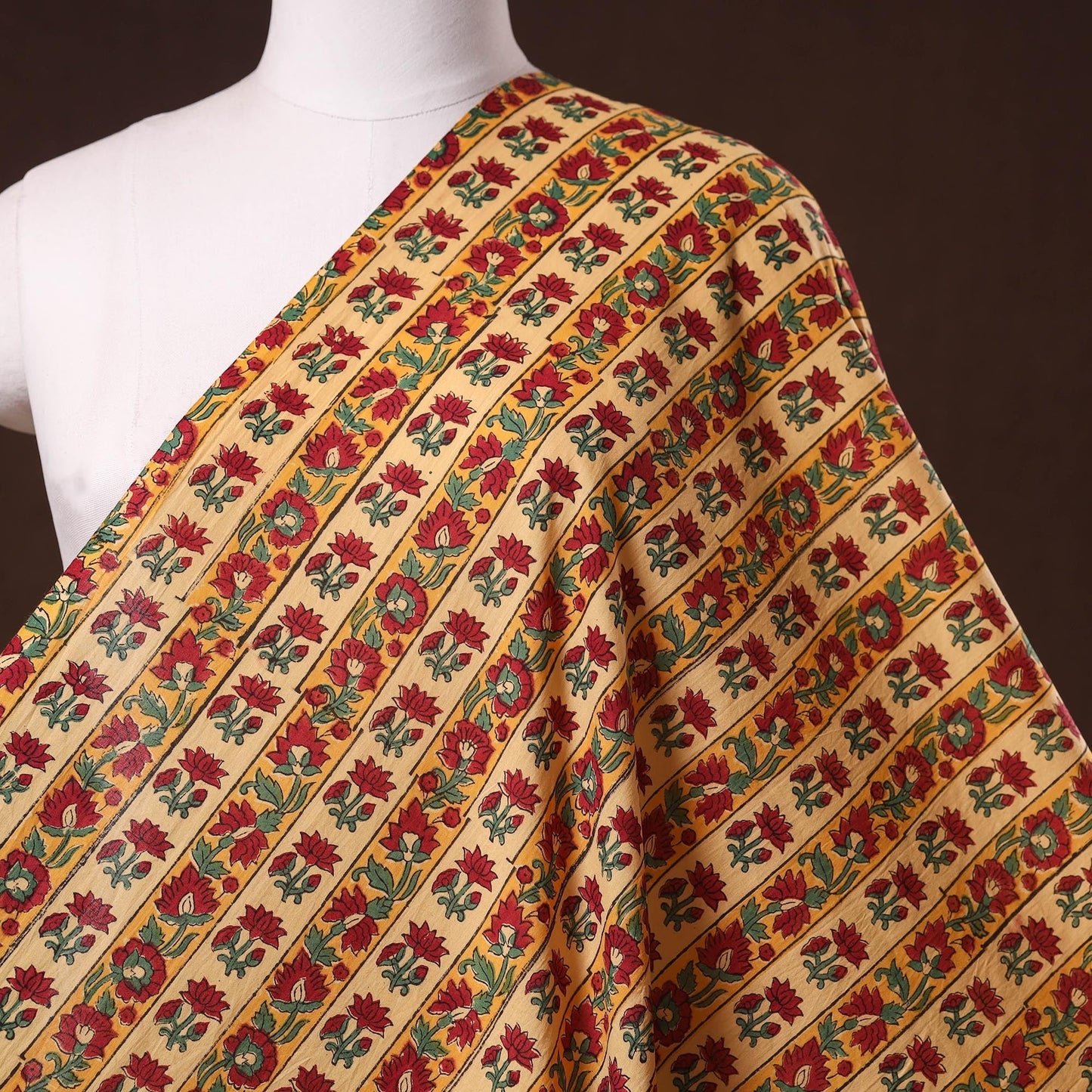 Hand cotton sanganeri fabric 05 - handcrafted