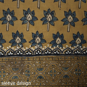 Ajrakh Print Hand Embroidery Cotton Blouse Piece