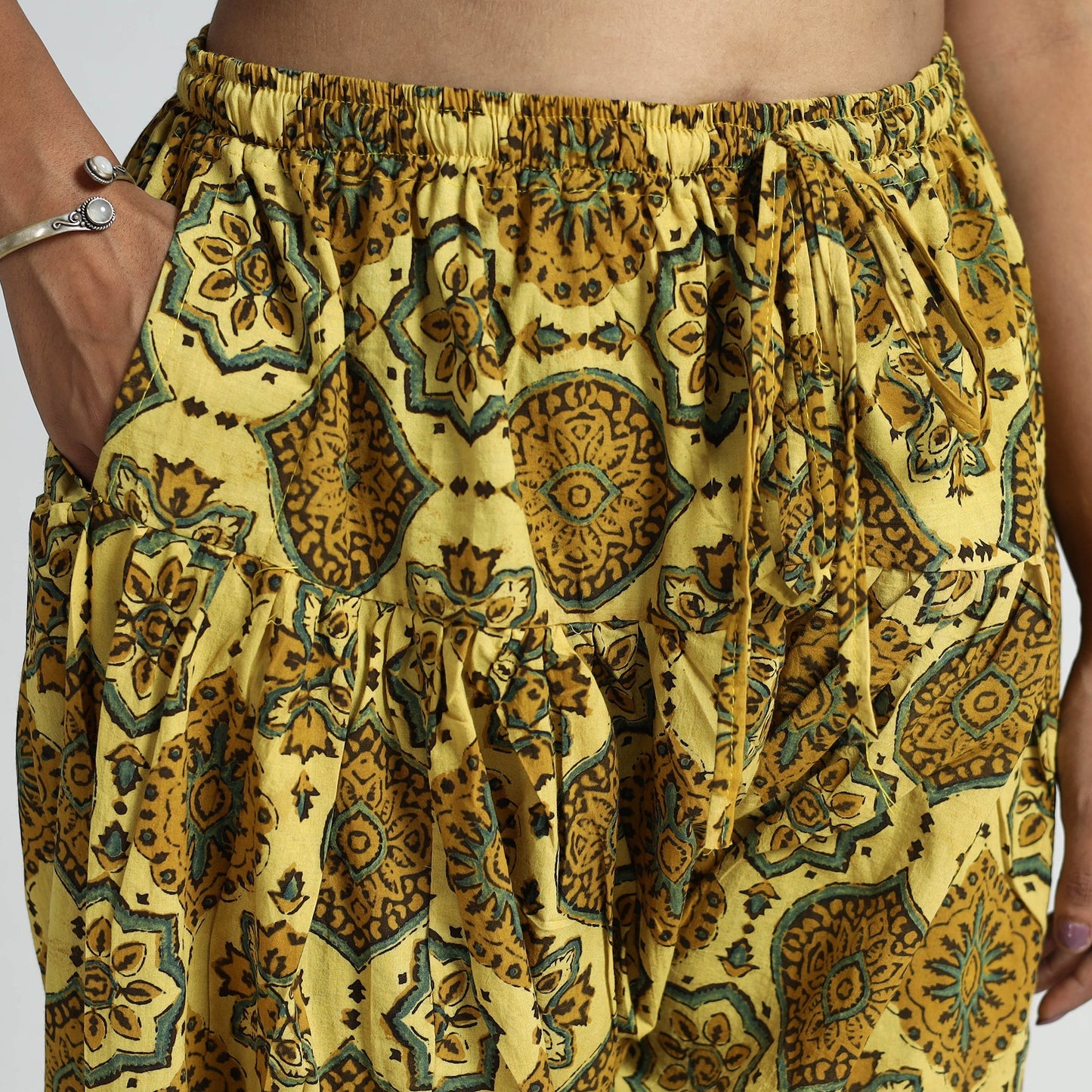 Shop Ajrakh Block Printed Cotton Salwar | Comfortable & Stylish