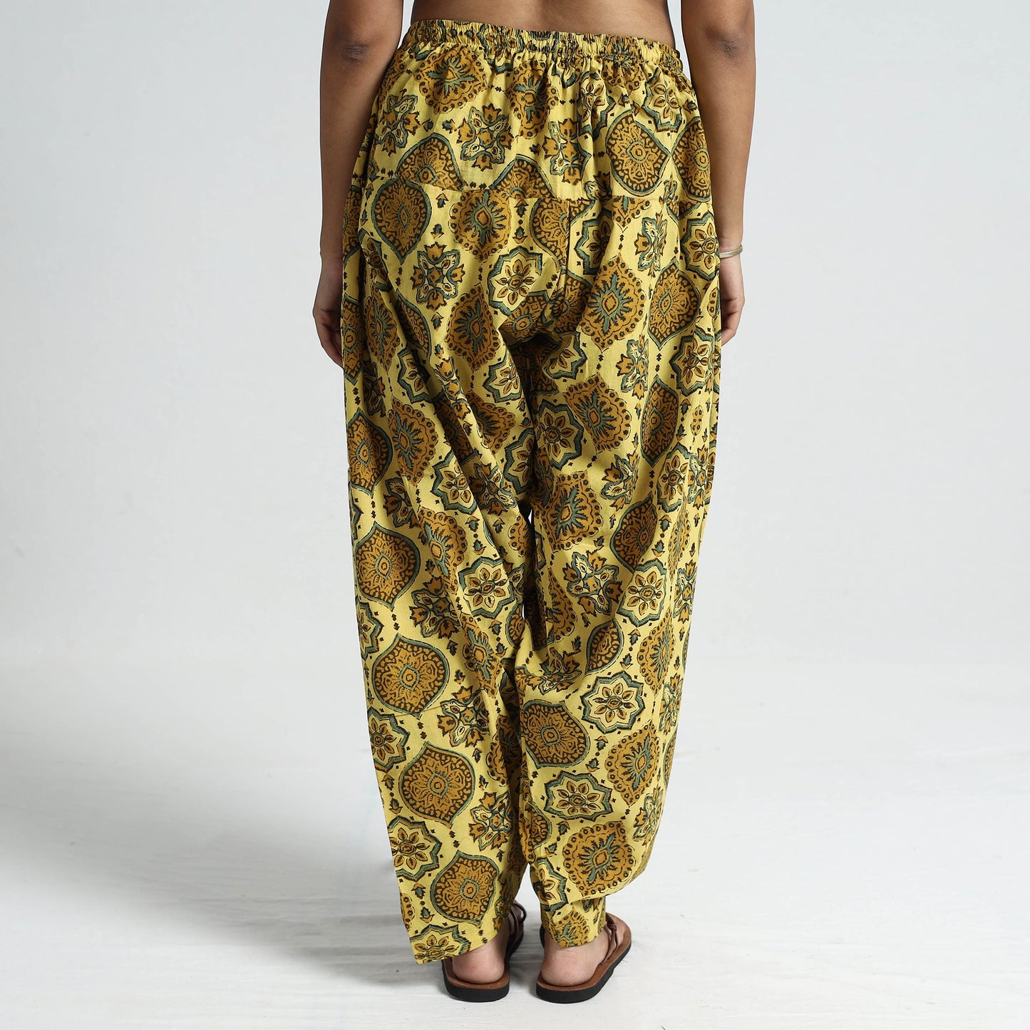 Shop Ajrakh Block Printed Cotton Salwar | Comfortable & Stylish