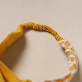 Handcrafted cotton elastic headband 11