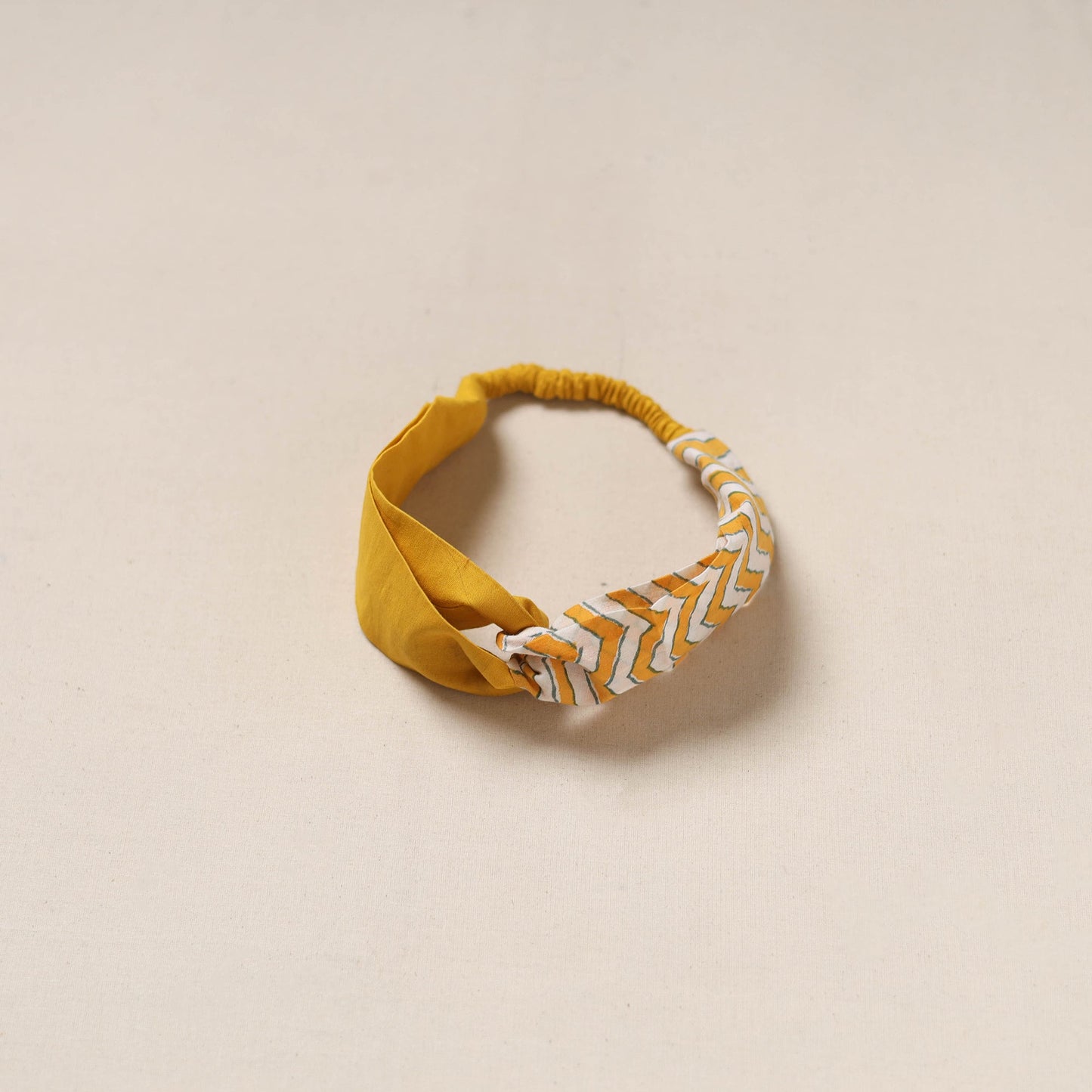 Handcrafted cotton elastic headband 11