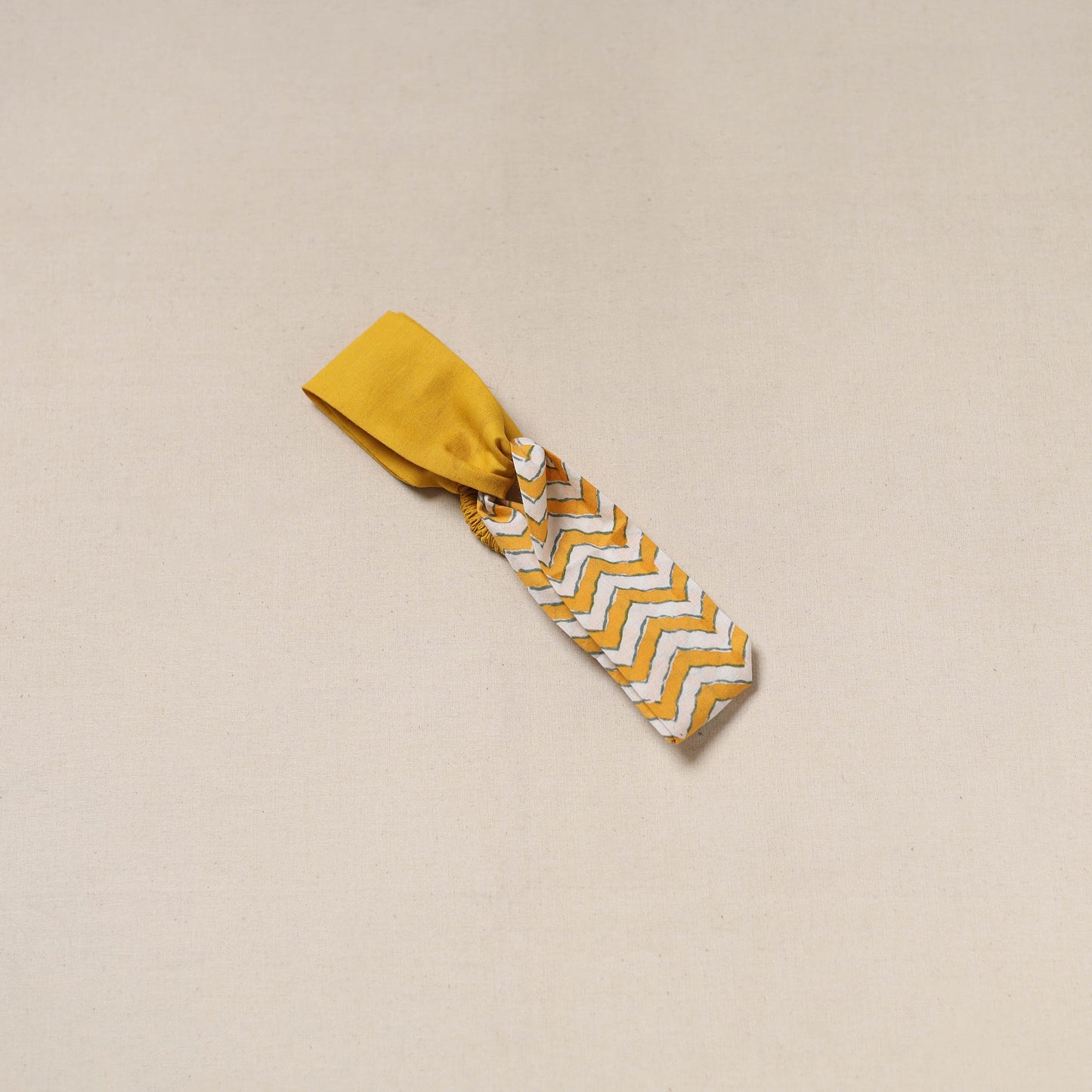 Handcrafted cotton elastic headband 11