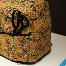 Yellow Handcrafted Cotton Sewing Machine Cover 