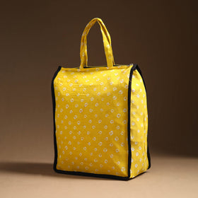 Yellow Eco Friendly Handcrafted Cotton Shopping Bag