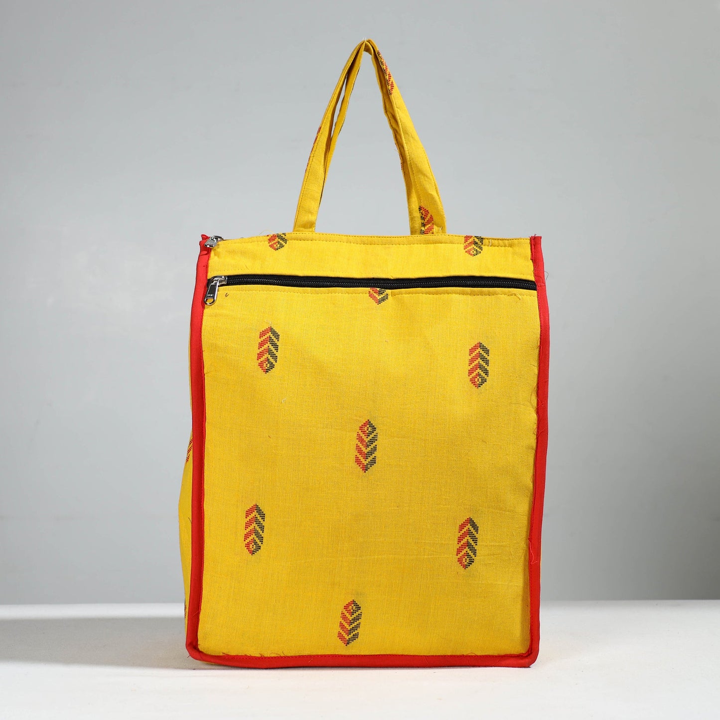 Yellow Handcrafted Cotton Shopping Bag 25