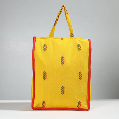 Yellow Handcrafted Cotton Shopping Bag 25