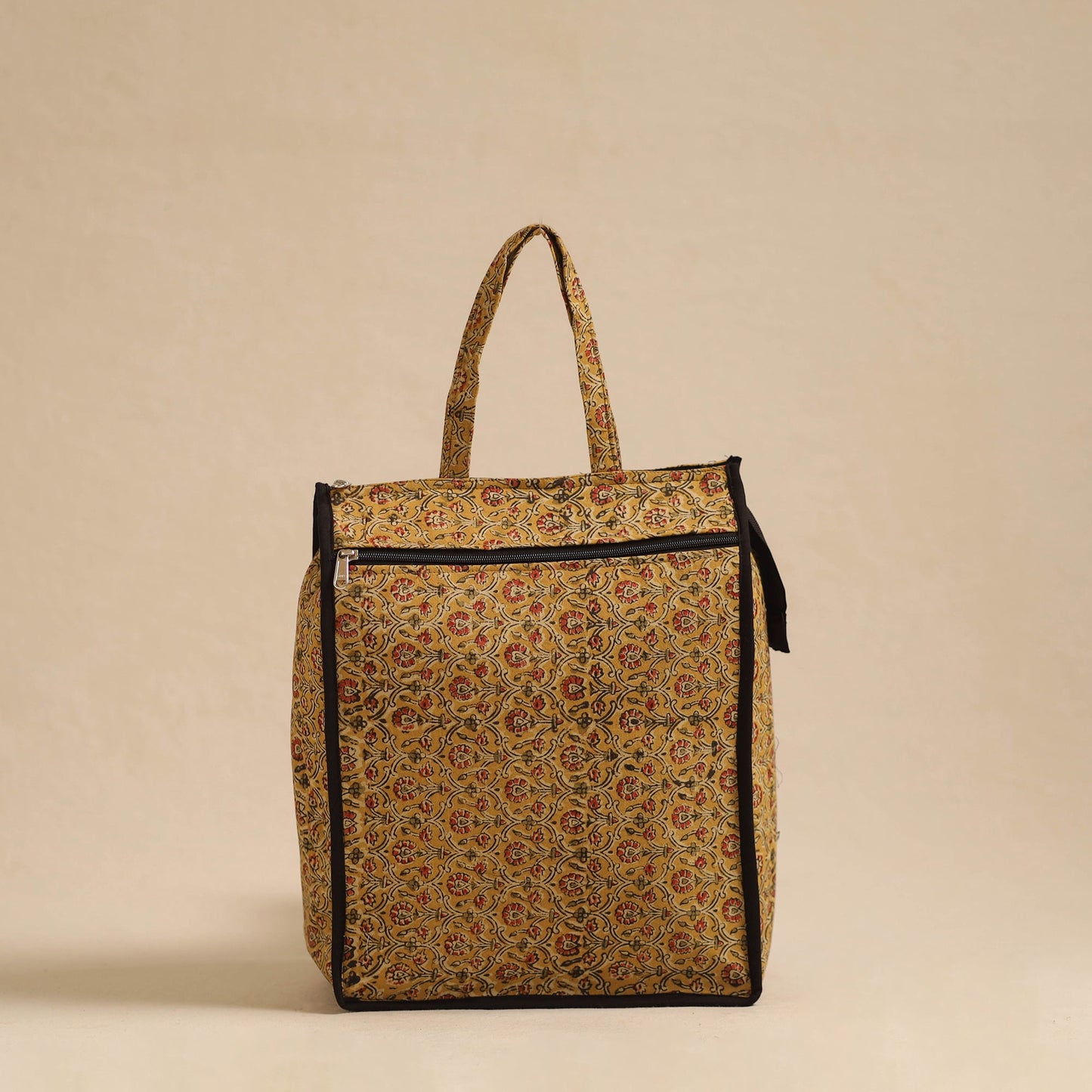  Yellow Handcrafted Cotton Shopping Hand Bag 
