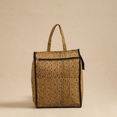  Yellow Handcrafted Cotton Shopping Hand Bag 