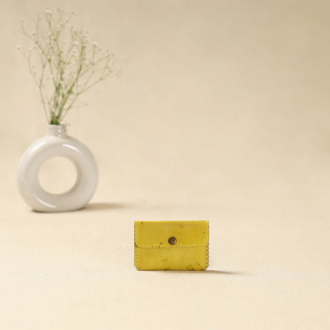 Handcrafted kutch embroidery leather card holder 14