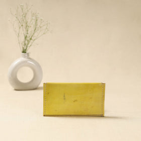 Handcrafted kutch embroidery leather clutch / wallet 08