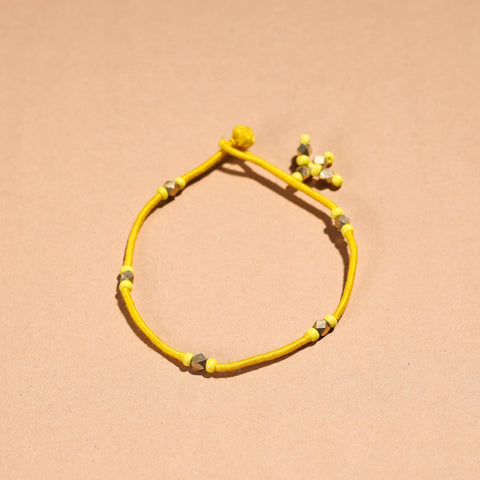 Handcrafted Patwa Thread & Beadwork Anklet