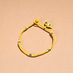 Handcrafted Patwa Thread & Beadwork Anklet
