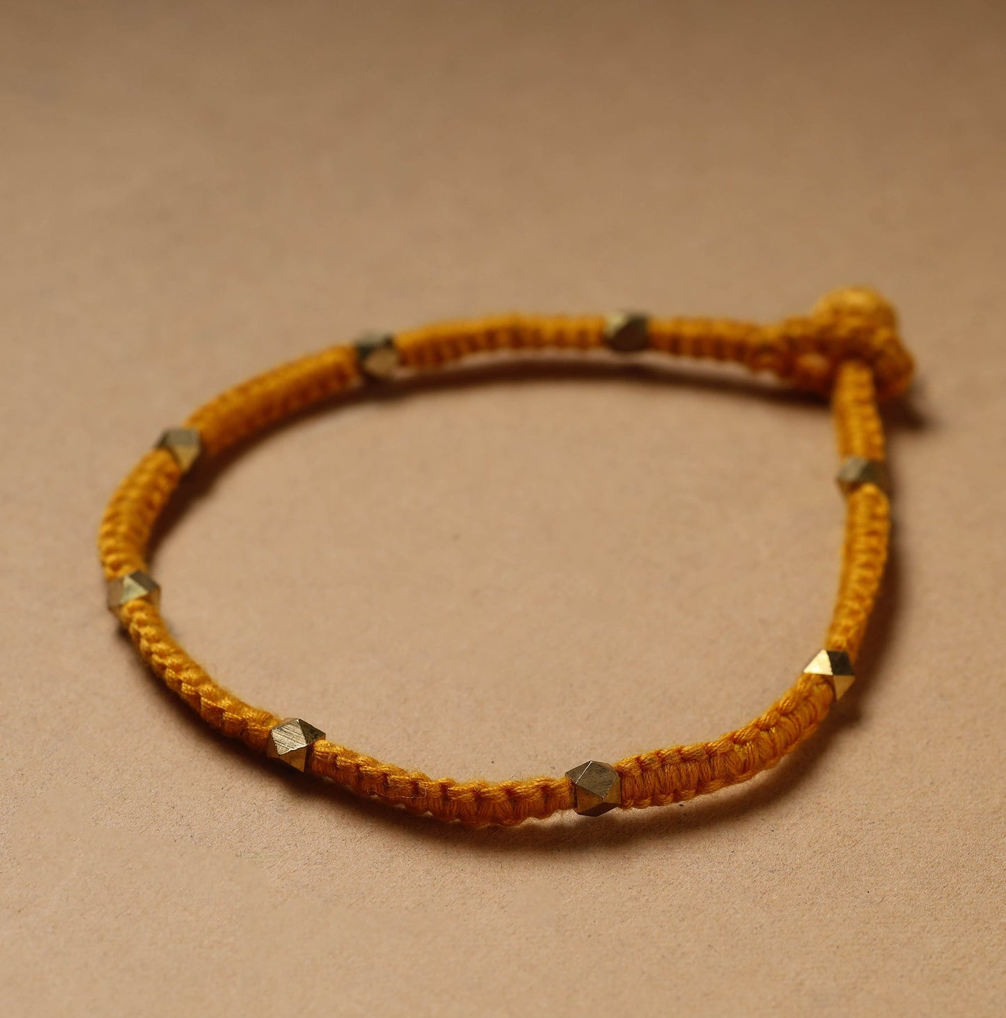  Handcrafted Patwa Thread & Beadwork Anklet 79 
