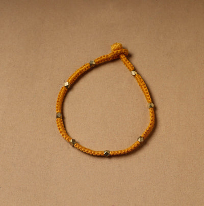  Handcrafted Patwa Thread & Beadwork Anklet 79 