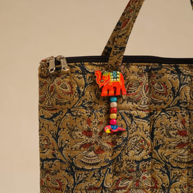  Yellow Handcrafted Quilted Cotton Hand Bag