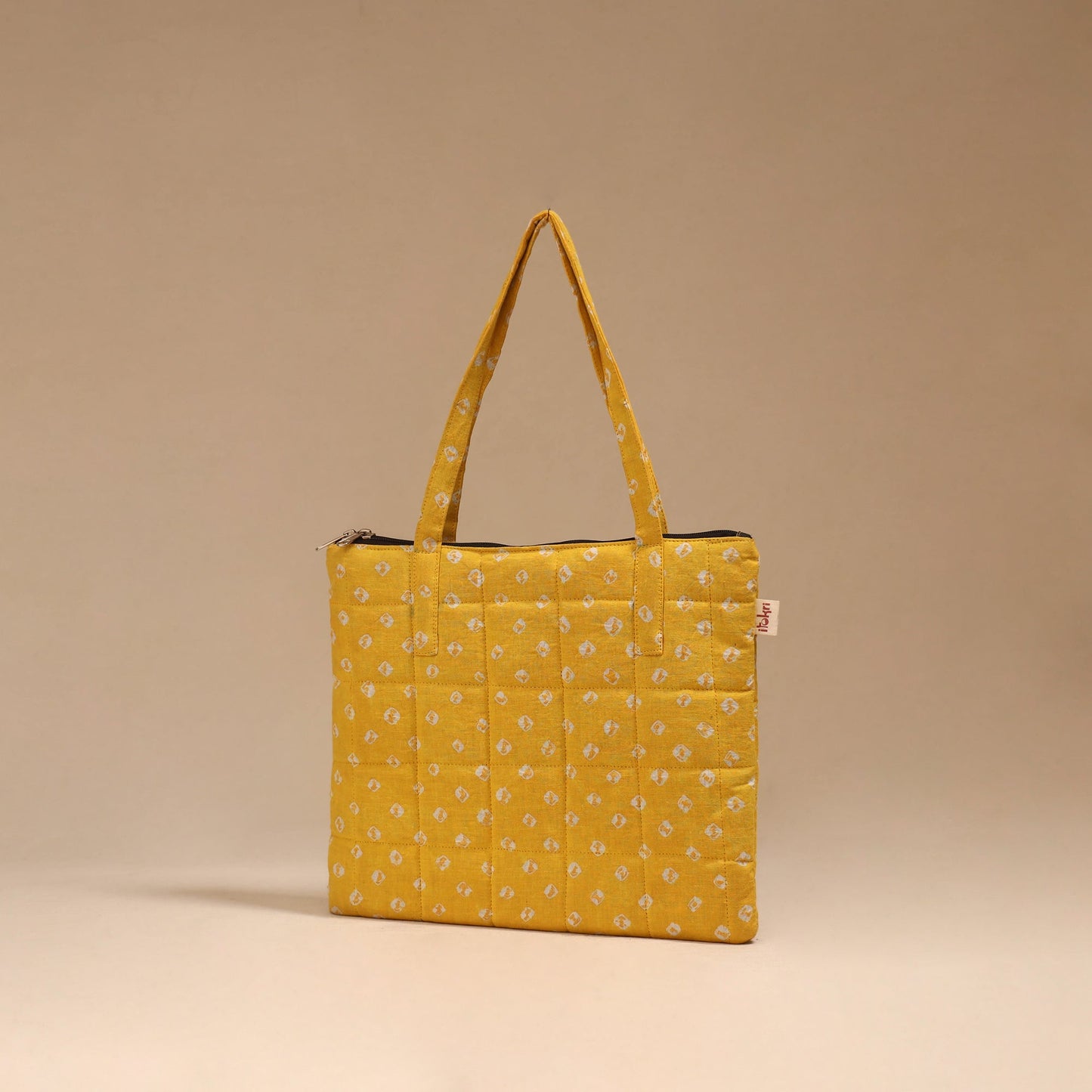Handcrafted quilted handbag 11