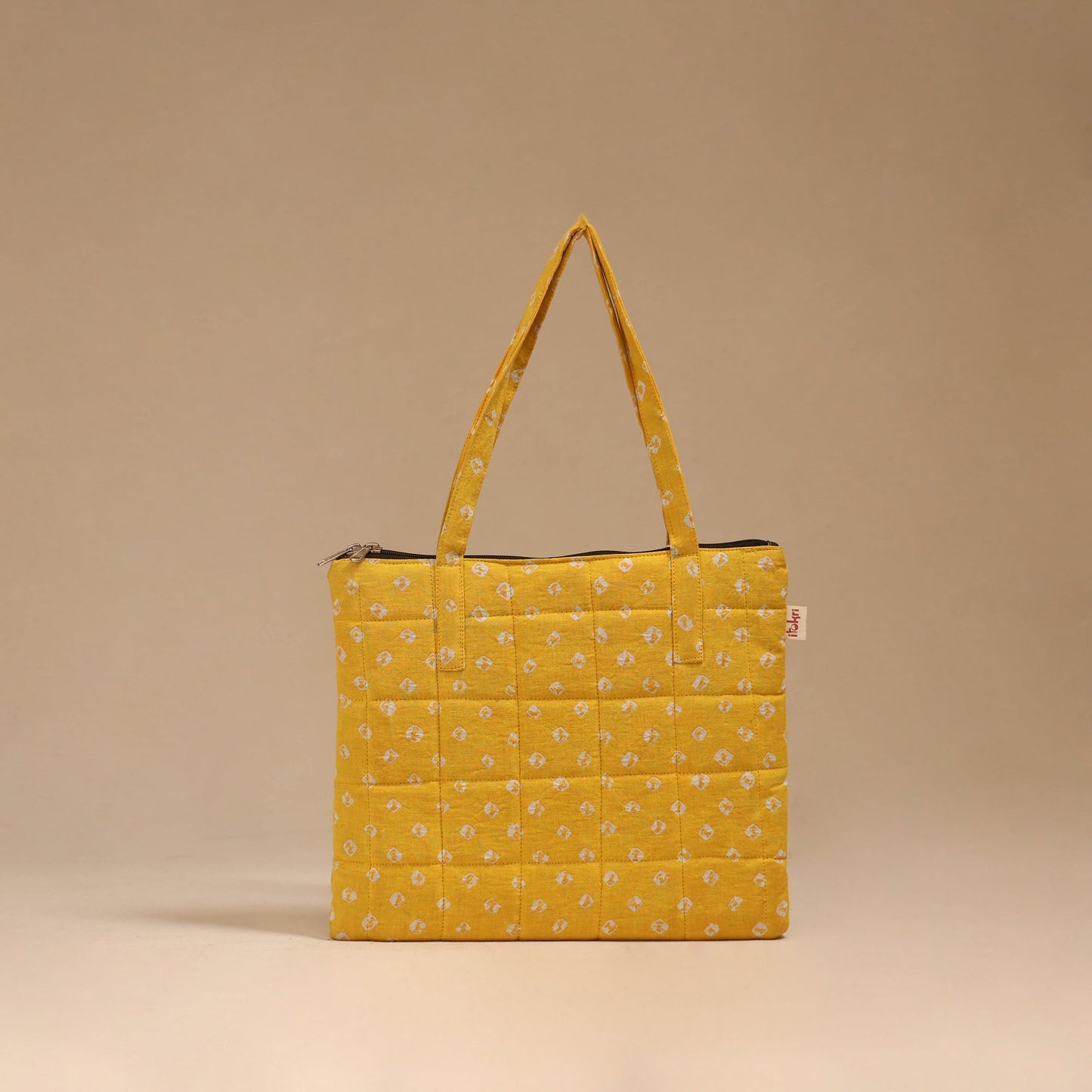 Handcrafted quilted handbag 11