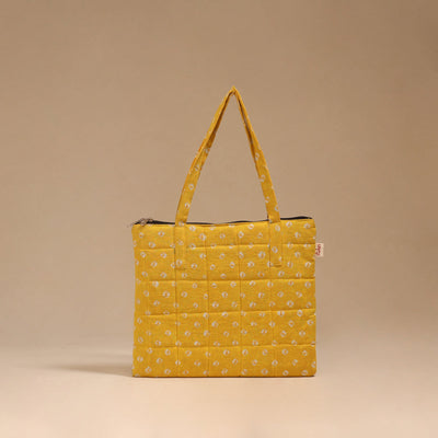 Handcrafted quilted handbag 11