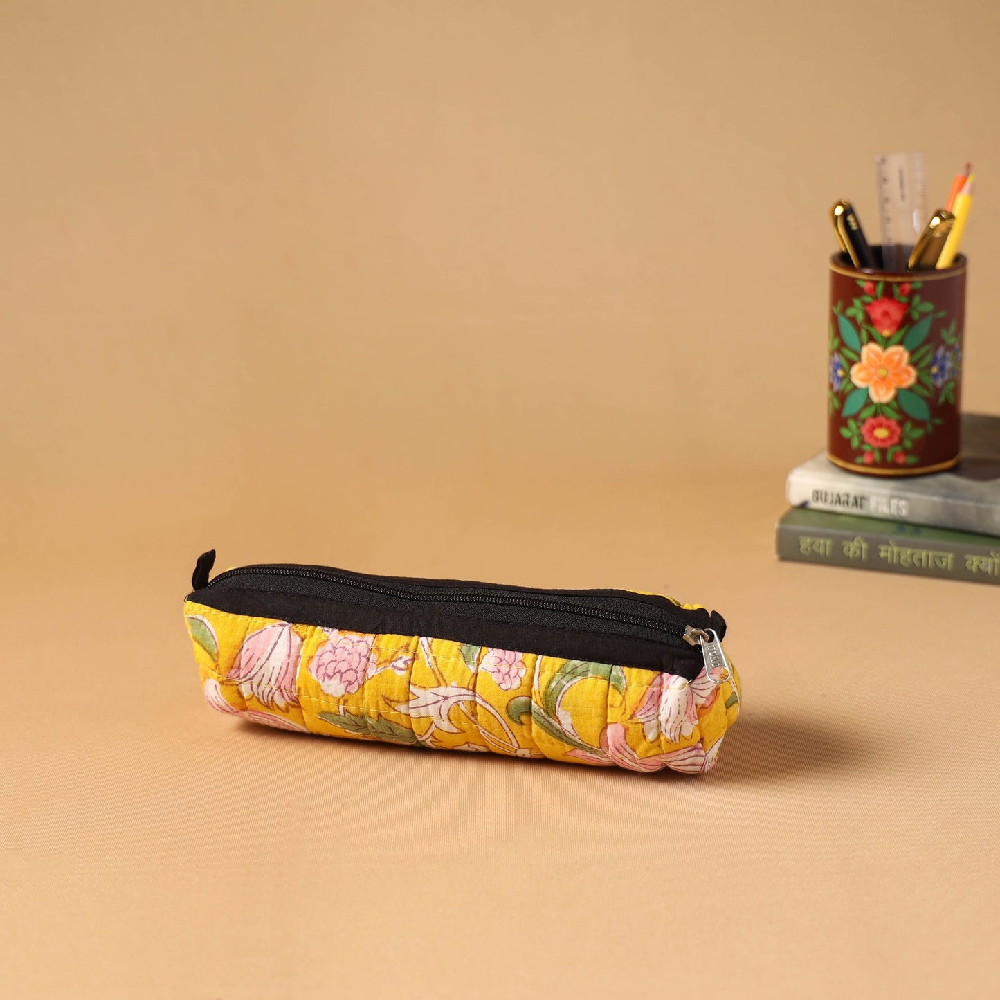 Handcrafted quilted pencil pouch 20