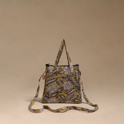 Handcrafted quilted sling bag 09