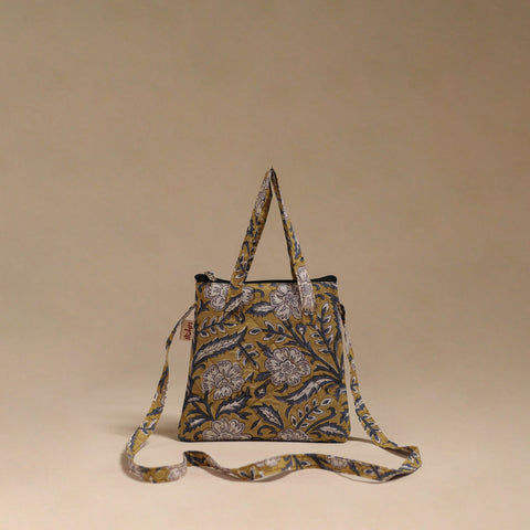 Handcrafted quilted sling bag 09