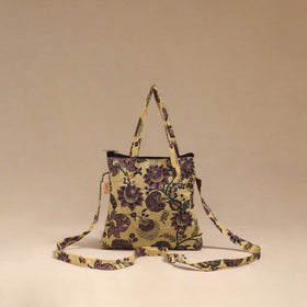 Handcrafted quilted sling bag 11