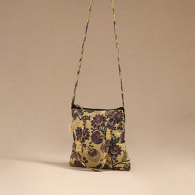 Handcrafted quilted sling bag 11
