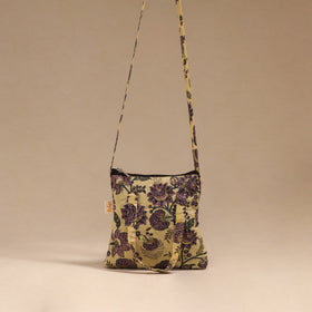 Handcrafted quilted sling bag 11