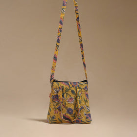 Handcrafted quilted sling bag 14