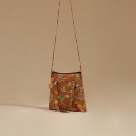 Handcrafted quilted sling bag 28