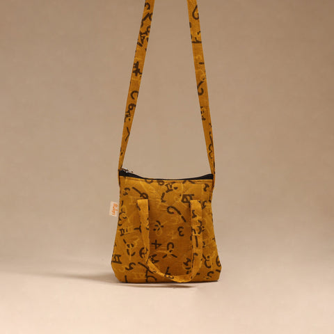 Handcrafted quilted sling bag 32