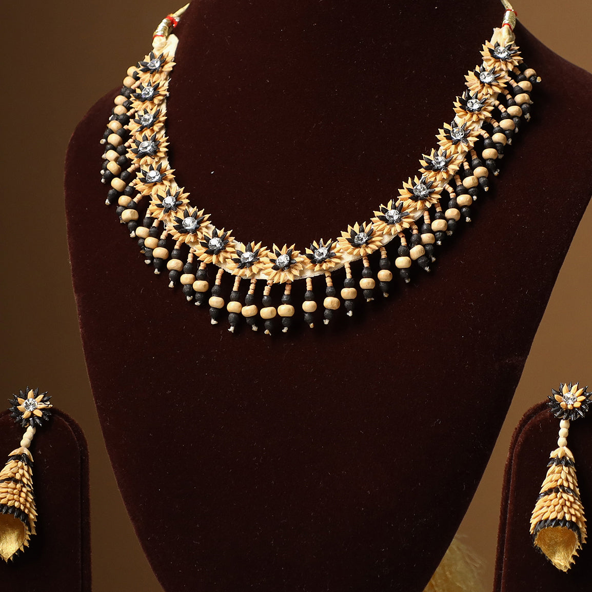 Buy Handcrafted Rice Paddy Necklace Set by Putul Das Mitra Online India l iTokri.com