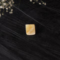 Yellow - handcrafted seashell ring (adjustable) 12