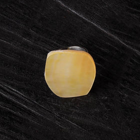 Yellow - handcrafted seashell ring (adjustable) 18