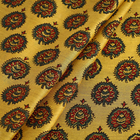 Handloom Chanderi Silk Block Print Ajrakh Fabric