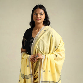  Handloom Cotton Burdwan Jamdani Dupatta