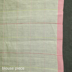 Yellow - handloom cotton buti srikakulam jamdani saree 13