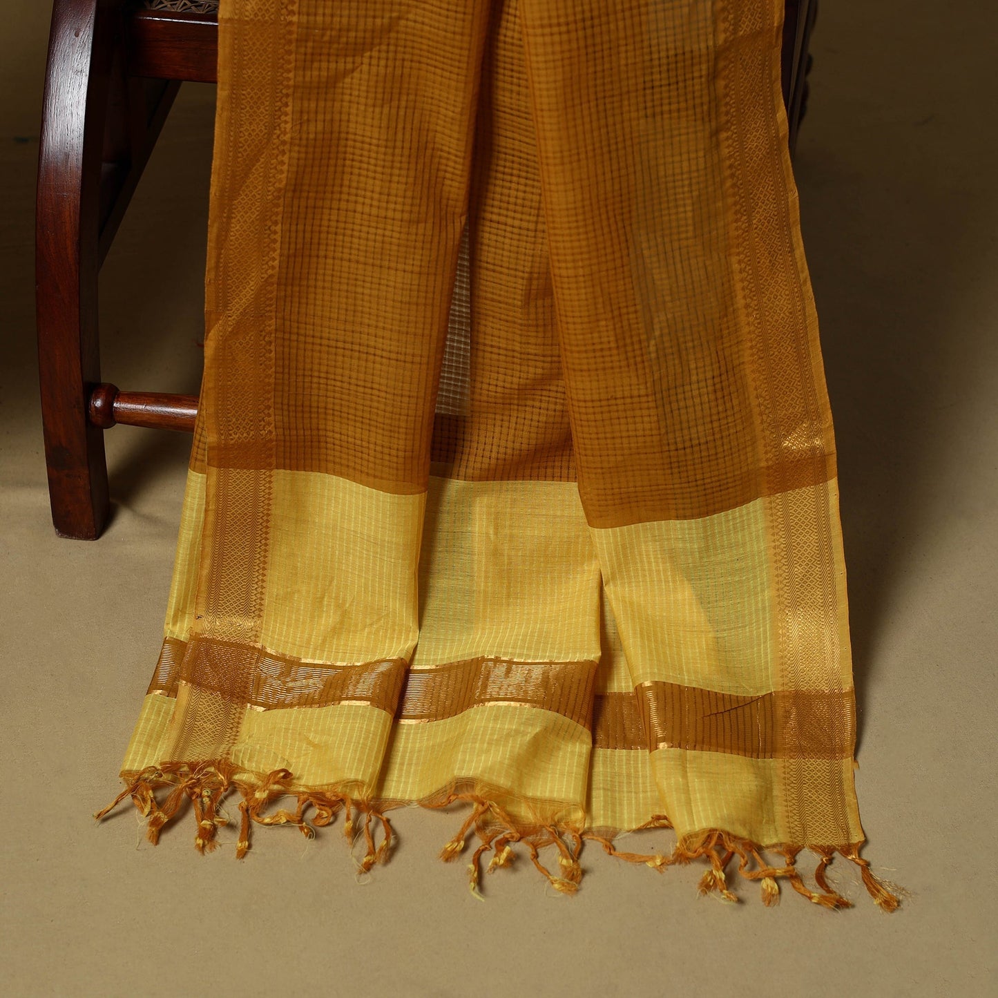 Handloom cotton mangalagiri 3pc unstitched dress material