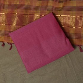 Handloom cotton mangalagiri 3pc unstitched dress material