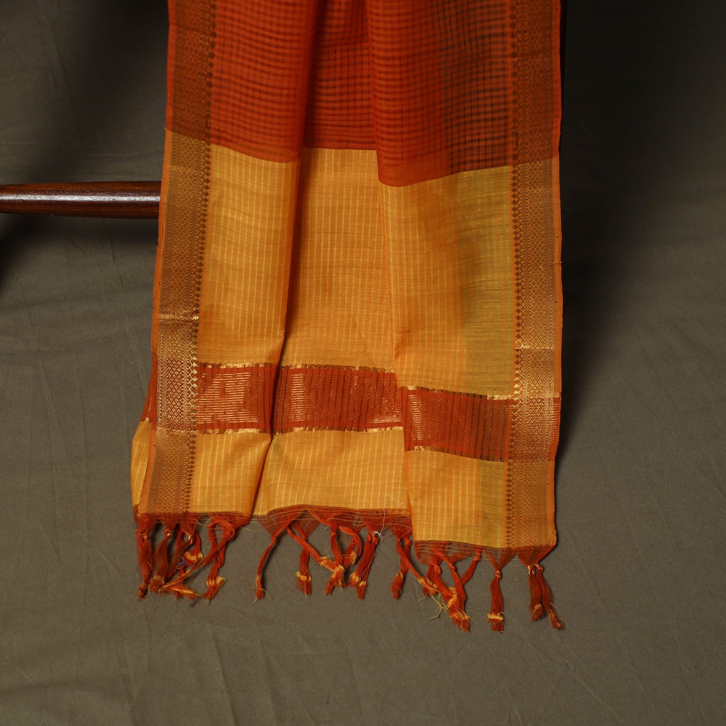 Handloom cotton mangalagiri 3pc unstitched dress material