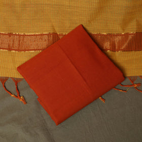 Handloom cotton mangalagiri 3pc unstitched dress material