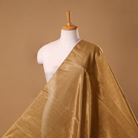 Handloom full tissue gold zari double tone chanderi silk