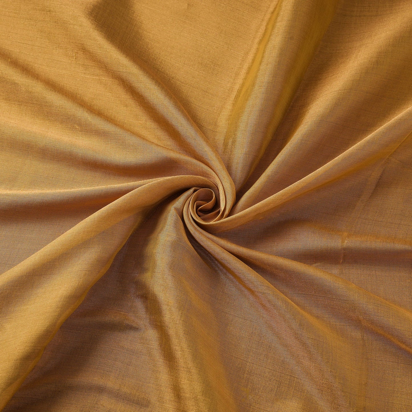 Handloom full tissue gold zari double tone chanderi silk