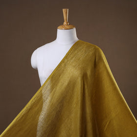 Yellow - handloom linen bhagalpuri fabric 06 - handcrafted