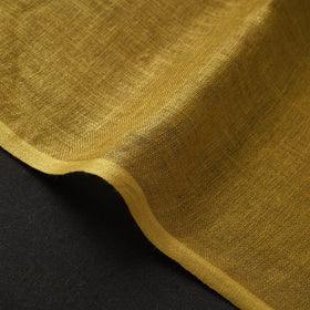Yellow - handloom linen bhagalpuri fabric 06 - handcrafted