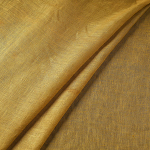Yellow - handloom linen bhagalpuri fabric 06 - handcrafted